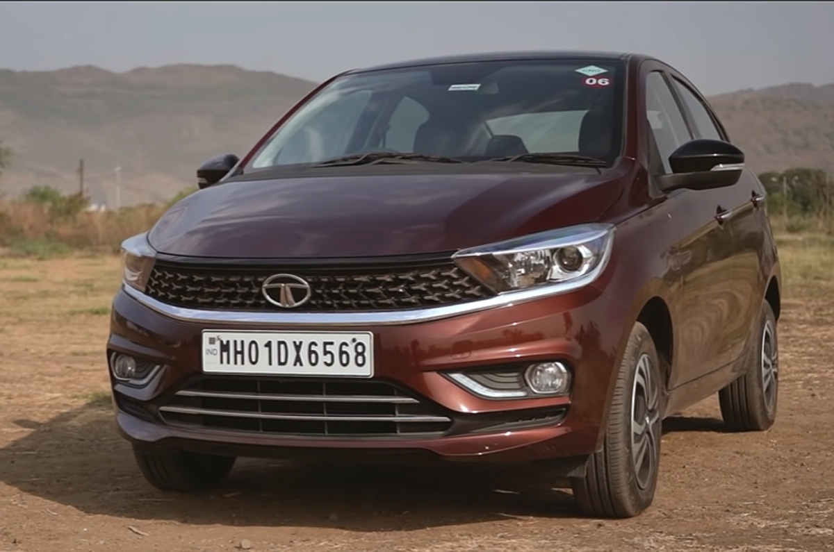 Tata Tigor CNG front quarter